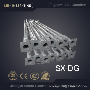 7m Steel Q235 Galvanized Street Light Pole